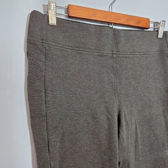 Loft Outlet Large Dark Gray Pull On Casual Mid Rise Ankle Leggings - Picture 3 of 11